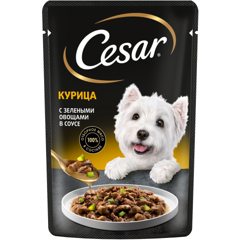 Курица с зелеными овощами в&nbsp;соусе